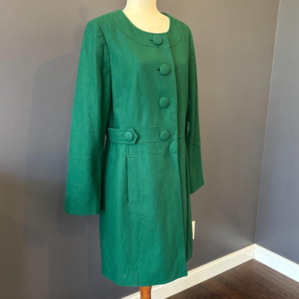 Green Banana Republic Wool Blend Car Coat